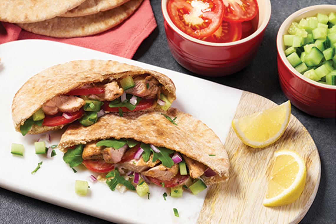zesty chicken pita pocket