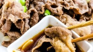 Korean BBQ Sliced Pork